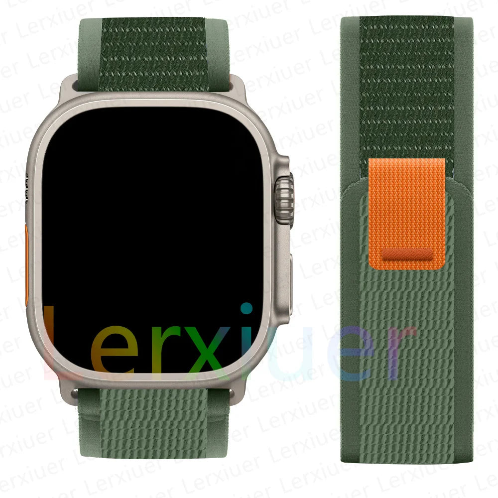 Trail loop band for Apple Watch Ultra 2 band 49mm 44mm 45mm 40mm 41mm 46mm 42mm 45mm 44mm band Apple Watch Series 10 SE 9 8 7 6 5