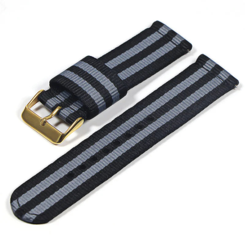 22mm Nylon watch strap For Samsung Galaxy watch 46mm 42mm Active2 Active1 Gear S3 frontier Sports nylon bang