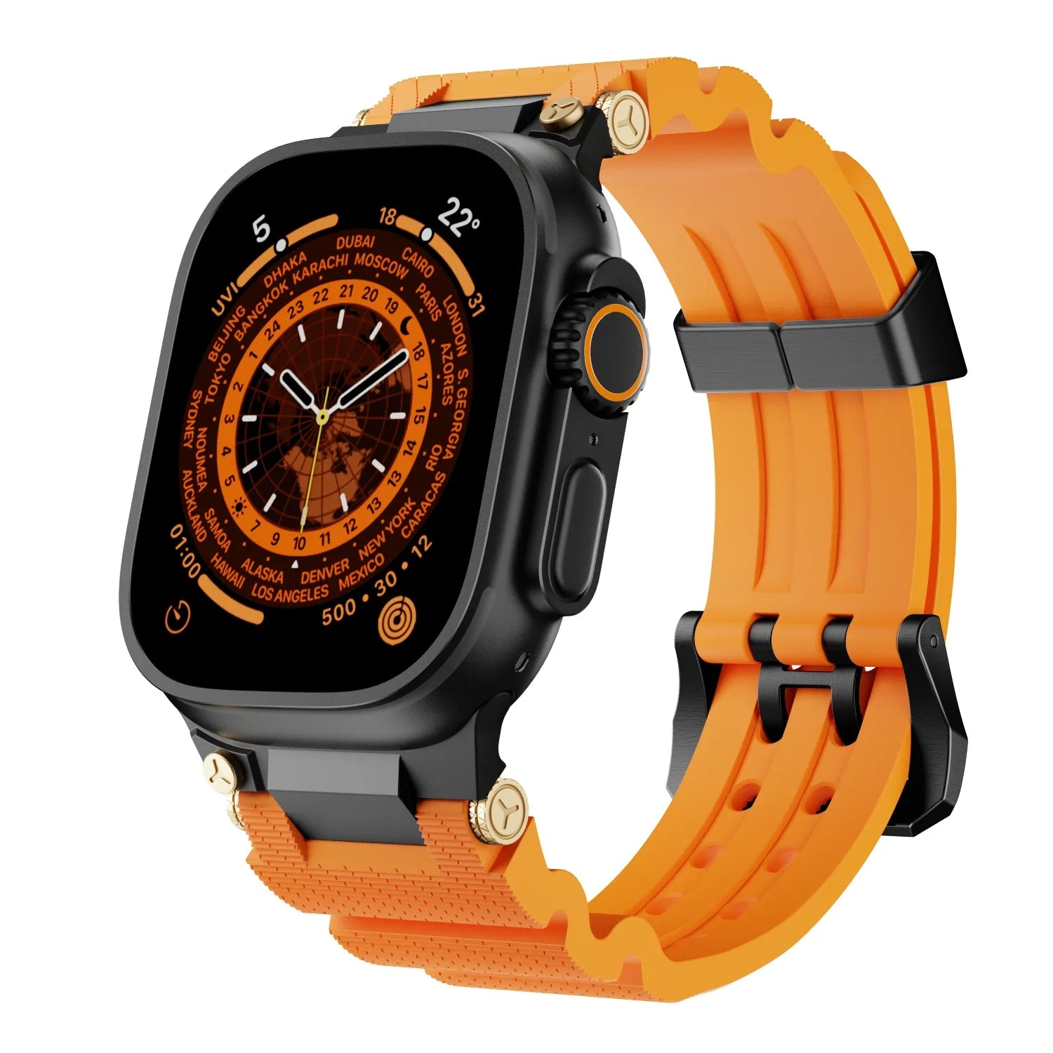 Silicone sport band for Apple Watch Ultra 2 1 49mm Series 10 46mm 9 8 7 45mm Rubber band for Apple Watch 6 5 4 SE 44mm band