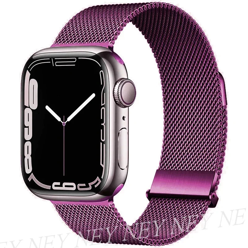 Milanese Loop for Apple Watch band 44mm 45mm 40mm 41mm 46mm 42mm pride band Apple Watch Series 10 9 8 7 6 SE 5 4 Ultra 2 49mm band