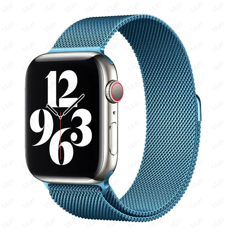 Milanese Loop for Apple Watch band 44mm 40mm 45mm 41mm 42mm 38mm 44mm band Ultra 2 49mm metal band Apple Watch Series 9 8 7 6 SE 5 4 3