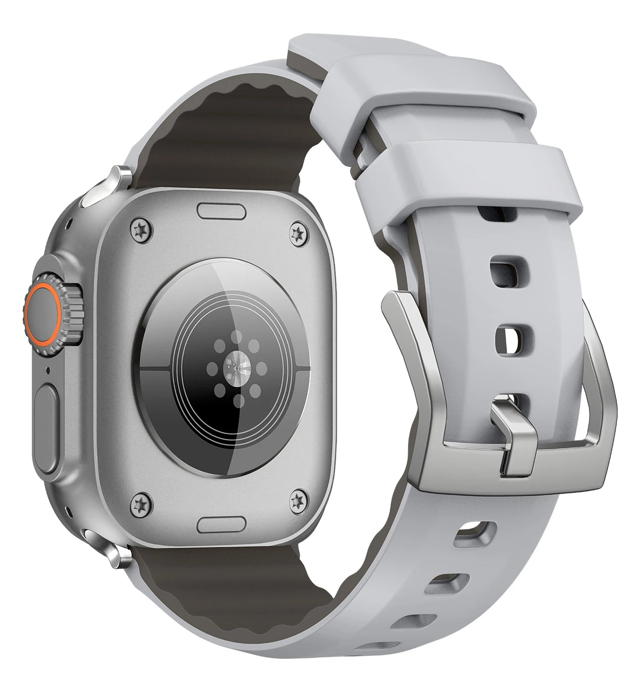 Silicone band for Apple Watch Ultra 2 49mm 45mm 44mm 42mm 41mm 40mm sport Outdoor band for Apple Watch Series 9 8 7 6 SE 5 band