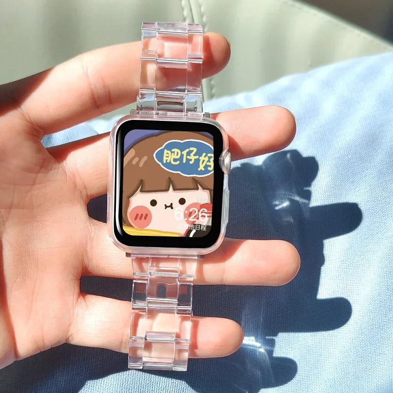 Candy band For Apple Watch band 44mm 40mm 41mm 45mm 38mm 42mm emovable link band Apple Watch Series 9 8 7 SE 6 5 4 3 Ultra 2 49mm