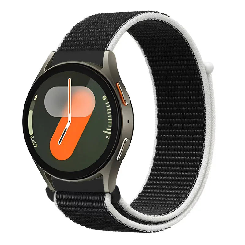 20mm 22mm Nylon Strap for Samsung Galaxy Watch 7/6/5/4 Huawei Watch 5/GT5/4/3 Pro 46mm Breathable Band for Garmin 970 965 955 55