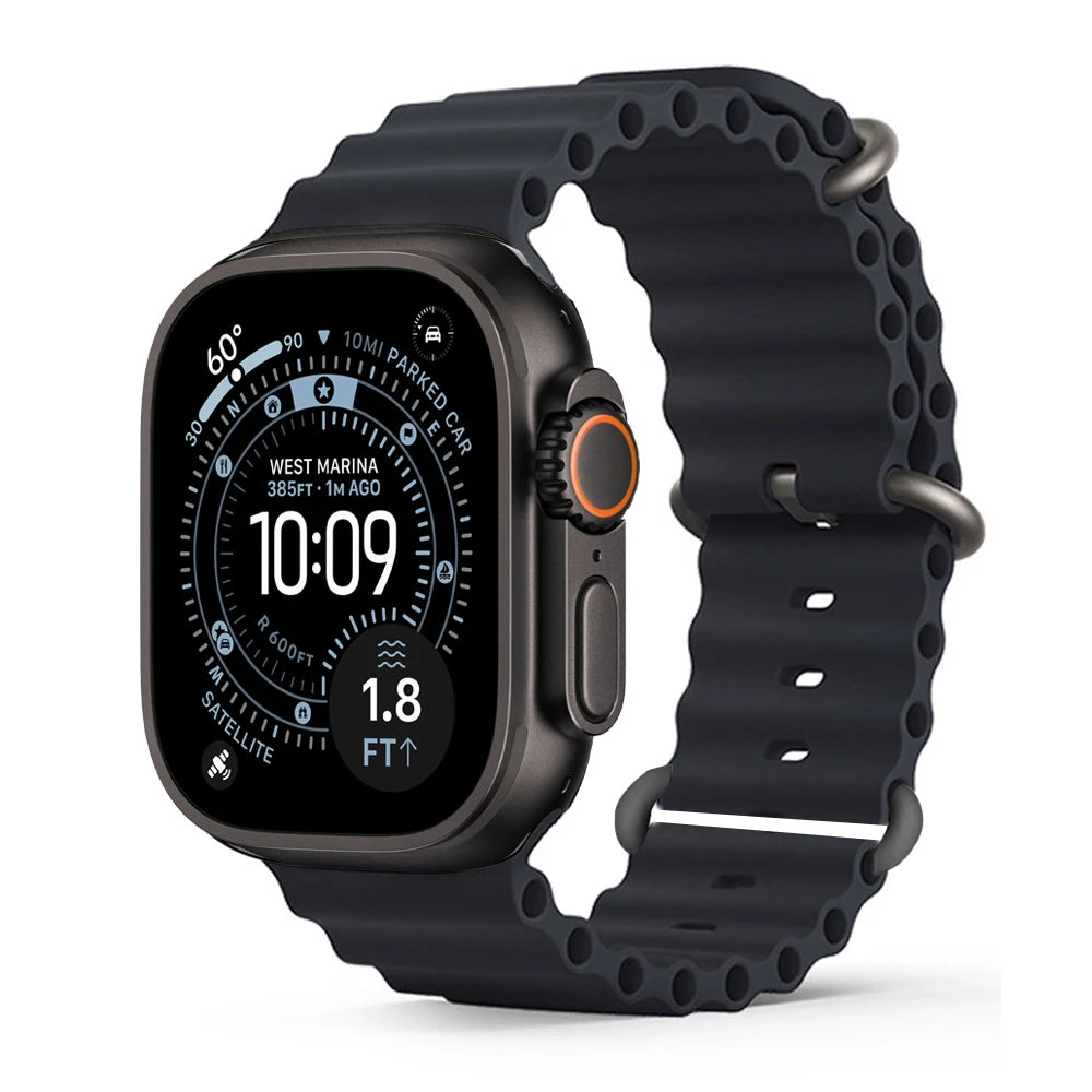 Ocean band for Apple Watch Ultra 3 2 49mm 46mm 45mm 44mm 42mm 40mm 41mm band correa Apple Watch Series 11 10 9 7 8 5 6 SE Sport band