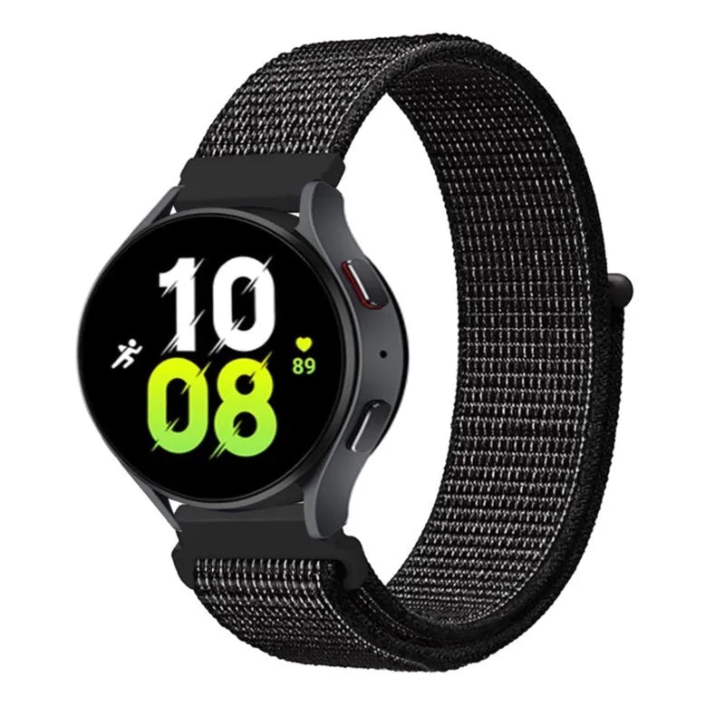Nylon loop For Samsung Galaxy Watch 6 5 Pro/4/classic/gear s3 frontier/active Sport Bracelet Huawei watch gt2 3 22mm 20mm Strap