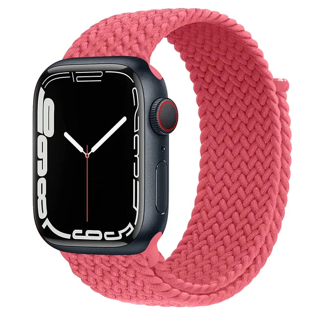 Band For Apple Watch band 44mm 40mm 45mm 41mm 42mm Ultra 49mm correa Braided Solo Loop band Apple Watch Series 7 3 5 SE 6 8