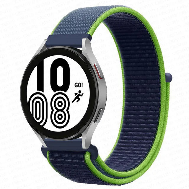 Band For Samsung Galaxy Watch 7/FE/4/5 Pro/6 classic/active 2 44mm 40mm Nylon correa Bracelet Huawei GT 2e 3 4 20mm 22mm Straps