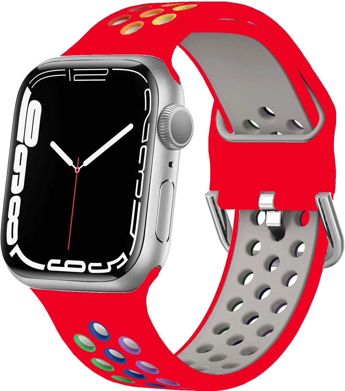 Silicone band For Apple Watch band 44mm 40mm 45mm 49mm 41mm 38mm 42mm 44mm band Apple Watch Ultra 2 Series 7 3 4 5 6 SE 8 Bands