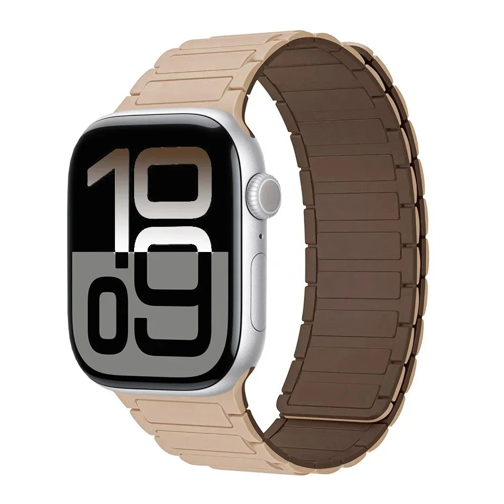 Magnetic Silicone band for Apple Watch band Ultra3 2 49mm band Apple Watch 11 10 46mm 42mm 9 8 7 6 5 SE 45mm 41mm 44mm 40mm Belt