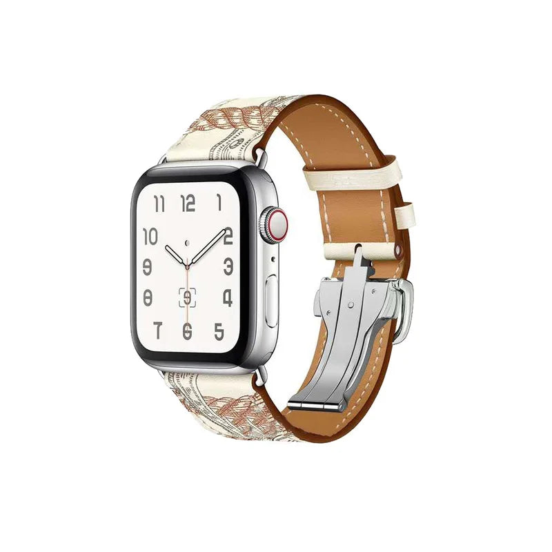 Genuine Leather band For Apple Watch Series 11 10 9 8 SE 3 band 46mm 44mm 41mm 45mm 42mm 38mm band Apple Watch Ultra 3 2 1 49mm
