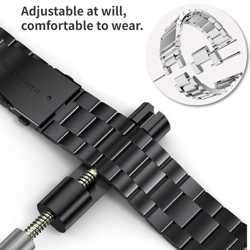 Metal band for Apple Watch band 49mm 45mm 41mm 44mm 40mm 42mm 46mm Stainless steel band Apple Watch 11 10 Ultra 9 8 7 6 5 SE band