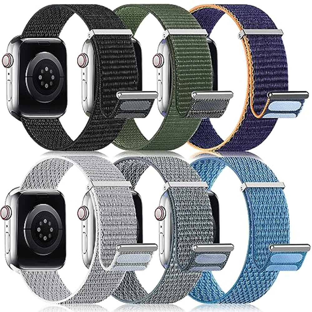 Sport loop For Apple Watch Ultra 2 band 49mm 44mm 40mm 45mm 42mm 41mm 38mm Nylon pride band Apple Watch band Series 9 8 7 6 5 4 3 se