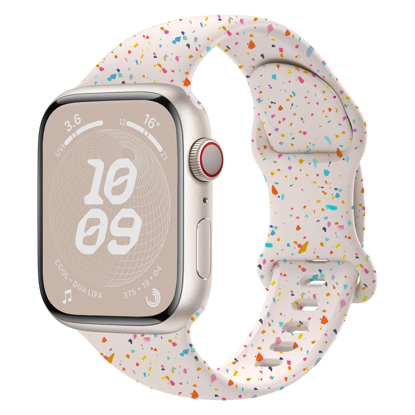 Silicone band for Apple Watch band 40mm 41mm 45mm 44mm 46mm 49mm 42mm Breathable band Apple Watch Series 11 10 9 8 SE 3 Ultra 2