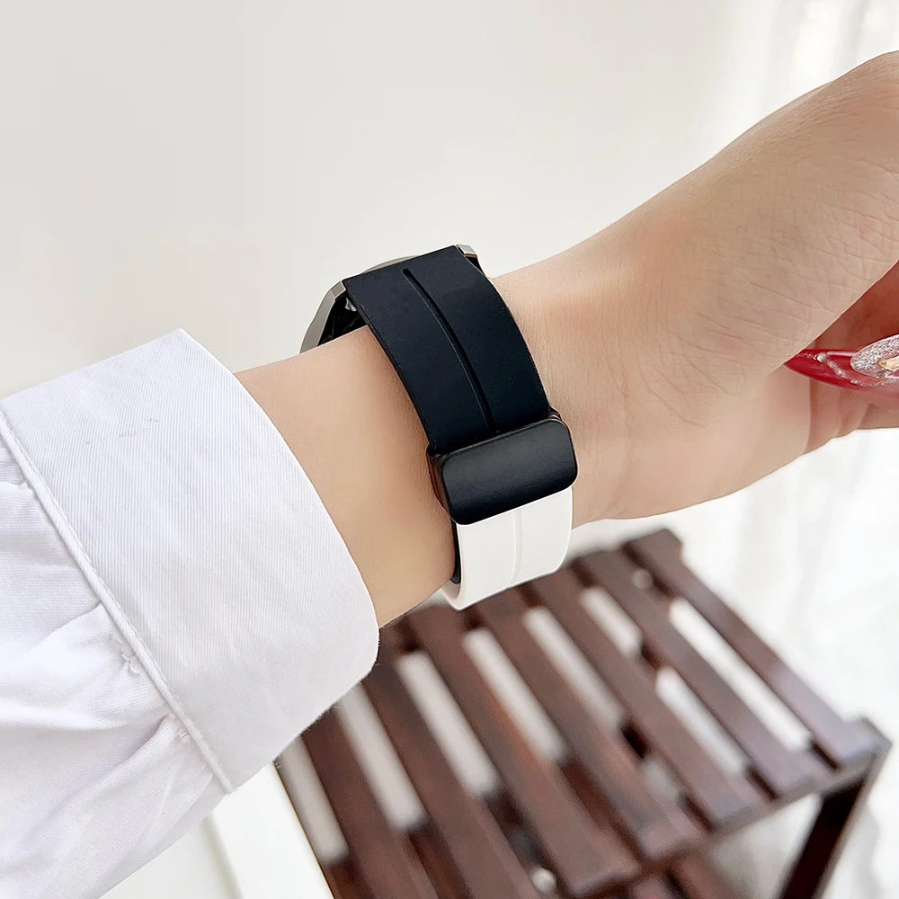 Silicone Loop Strap For Samsung Galaxy Watch 7 6 5 40mm 44mm Adjustable Bracelet Watchband For Galaxy 4 6 Classic 20/22/18mm