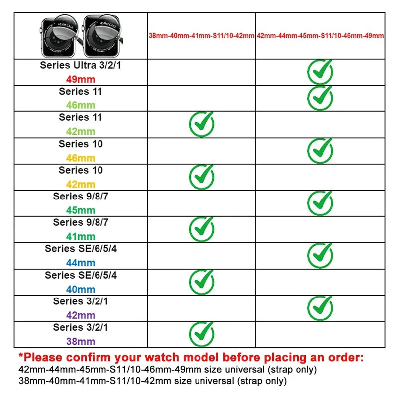 Simple Luxury Leather band For Apple Watch Ultra 3 2 49mm 46mm 40mm 44mm 42mm 41mm 45mm Series 11 10 9 8 7 SE 6 Apple Watch Band