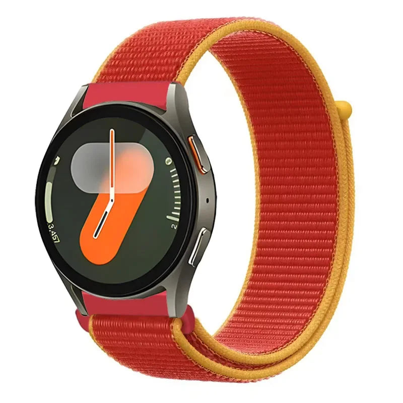 20mm 22mm Nylon Strap for Samsung Galaxy Watch 7/6/5/4 Huawei Watch 5/GT5/4/3 Pro 46mm Breathable Band for Garmin 970 965 955 55