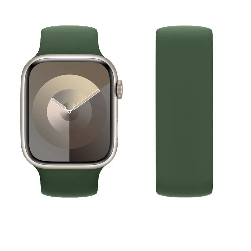 Solo band for Apple Watch band 44mm 45mm 41mm 40mm 42mm Ultra 2 49mm Silicone band correa Apple Watch Series 9 6 5 3 4 SE 7 8