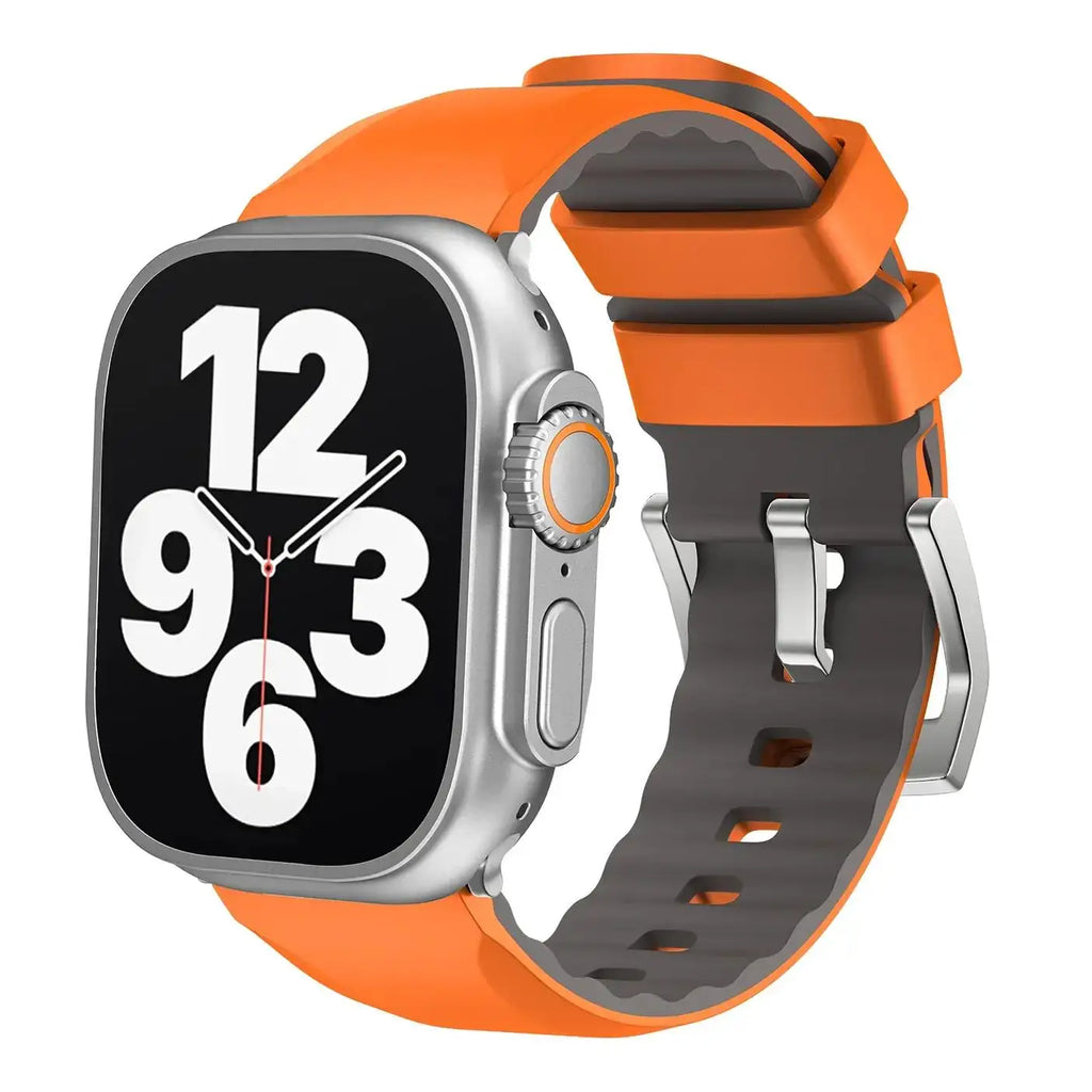 Silicone band for Apple Watch Ultra 3 49mm 46mm 42mm 45mm 41mm 44mm 40mm 38mm Sport for Apple Watch Series 11 10 9 8 7 6 5 4 SE 3 2