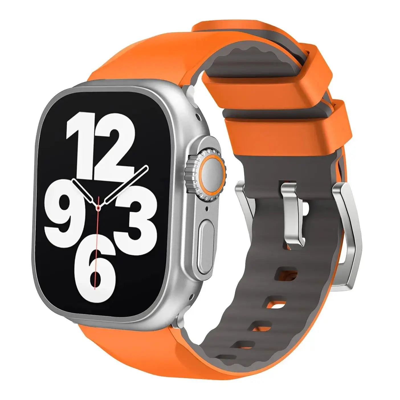 Silicone band for Apple Watch Ultra 3 49mm 46mm 42mm 45mm 41mm 44mm 40mm 38mm Sport for Apple Watch Series 11 10 9 8 7 6 5 4 SE 3 2