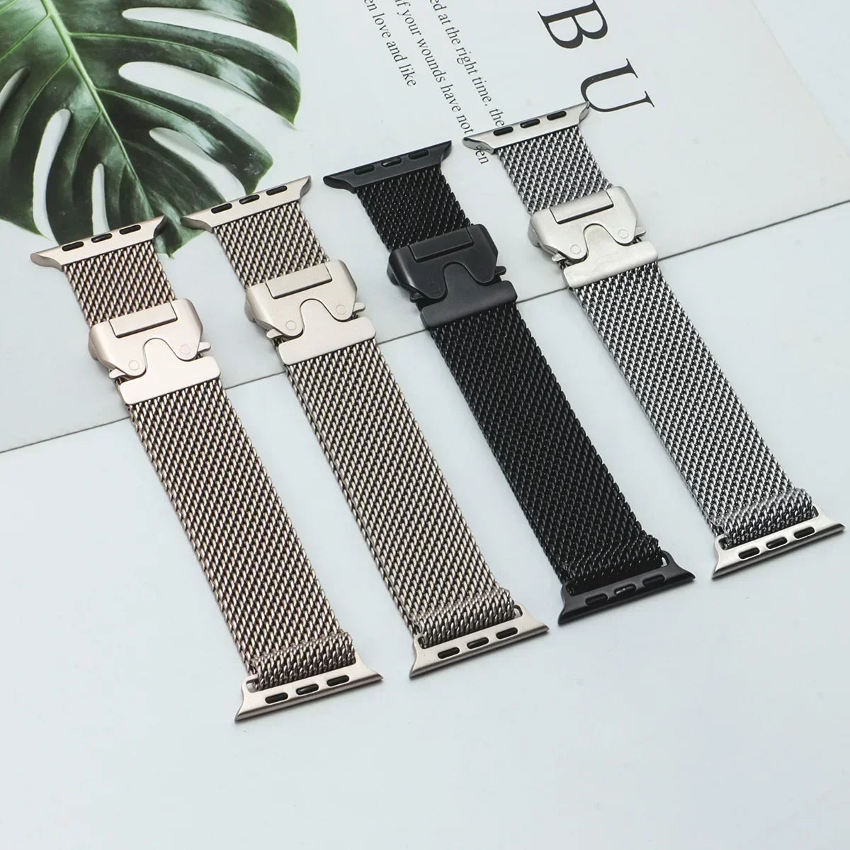 Milanese band for Apple Watch band Ultra 2 49mm 46mm 42mm 44mm 45mm 41mm 40mm Loop band for Apple Watch Series 10 9 7 8 5 6 SE 5