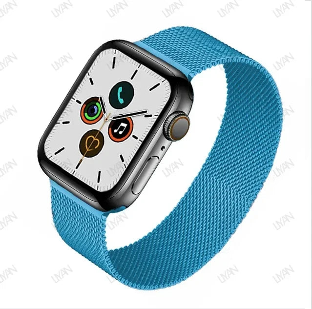 Milanese Loop for Apple Watch band 44mm 45mm 40mm 41mm 46mm 42mm pride band Apple Watch Series 9 8 7 6 SE 5 4 10 Ultra 2 49mm band