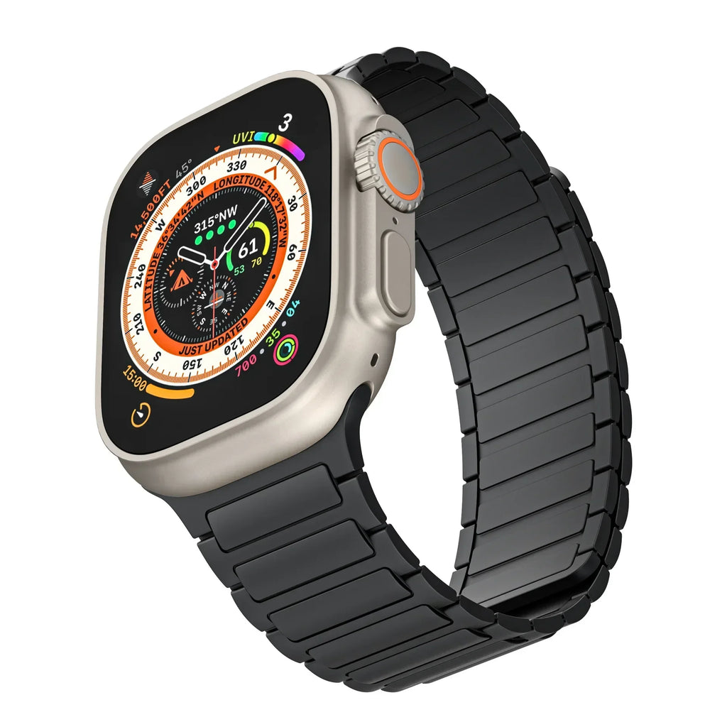 Magnetic Loop band for Apple Watch Ultra 2 1 band 49mm 10 9 8 7 46mm 42mm 45mm 41mm Silicone band Apple Watch 6 5 4 SE 40mm 44mm