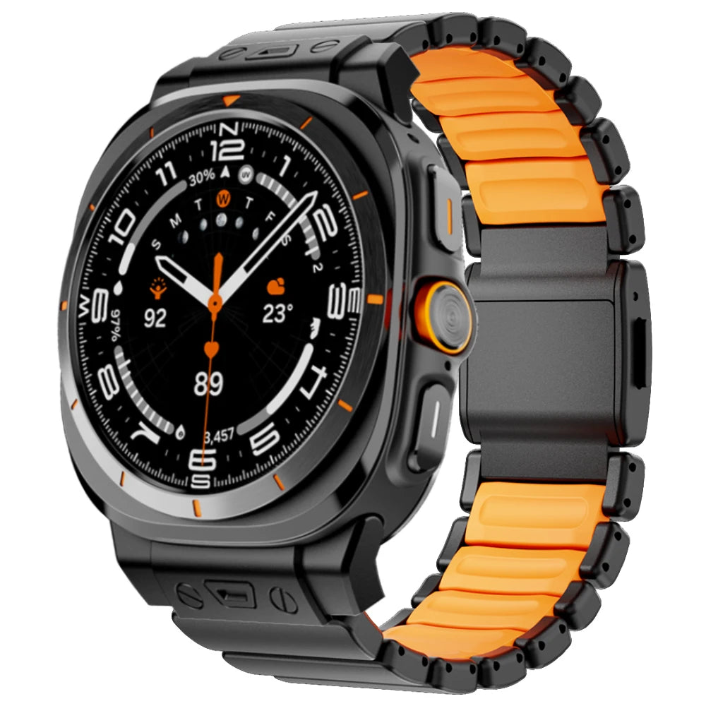 Titanium Strap for Samsung Galaxy Watch 8 Ultra 2025 Watchband Rubber Metal Band for Samsung Galaxy Watch Ultra 47mm 2024 Correa