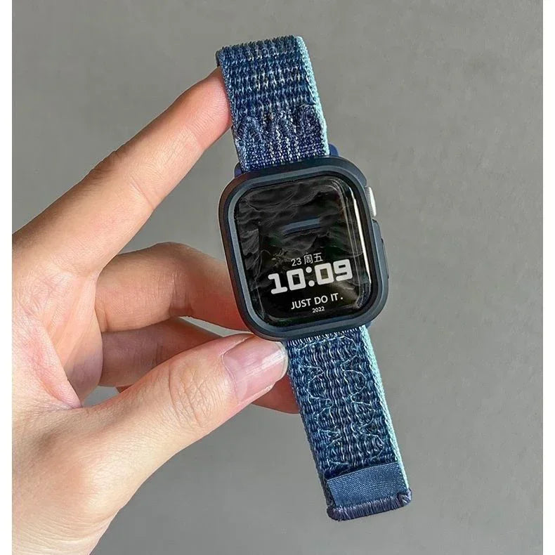 Sport Loop band for Apple Watch band Ultra 2 49mm 45mm 41mm 38mm 44mm Nylon band Apple Watch Series 10 9 8 7 6 5 4 SE 46mm 42mm