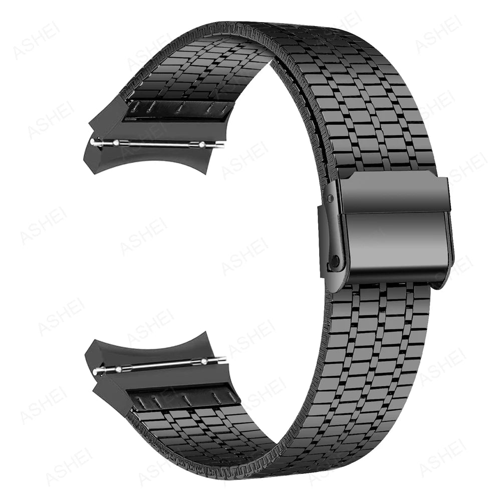 20mm Galaxy watch 4 6 classic band 46mm 47mm 42 43 for samsung galaxy watch 7 4 5 band 44mm 40mm 5 pro 45mm No gaps Steel correa