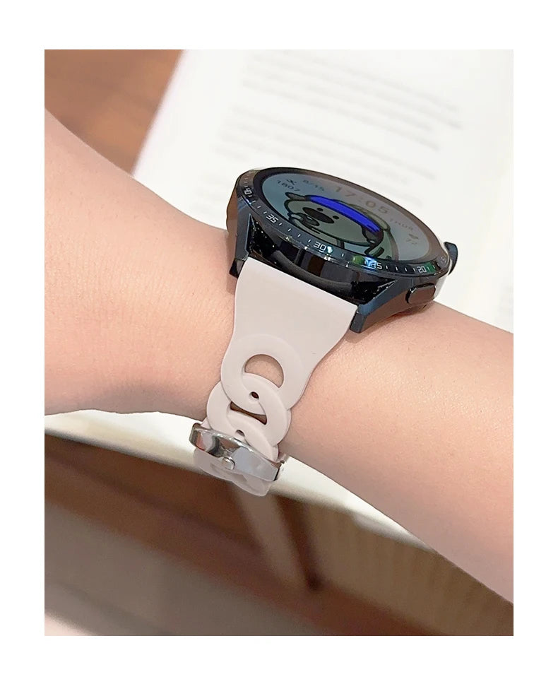 20mm 22mm Strap For Samsung Galaxy Watch 7 6 5 4/Amazfit Bip 6/Active 2/Balance 2/Huawei watch 5/GT 5/Redmi 5 Active/Lite band