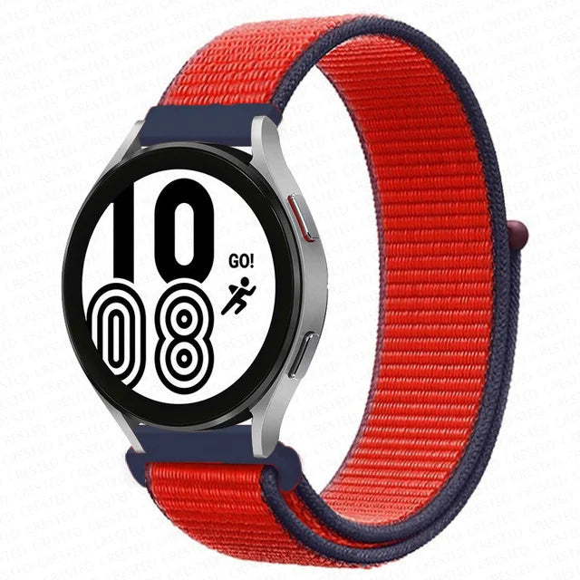 Band For Samsung Galaxy Watch 7/FE/4/5 Pro/6 classic/active 2 44mm 40mm Nylon correa Bracelet Huawei GT 2e 3 4 20mm 22mm Straps