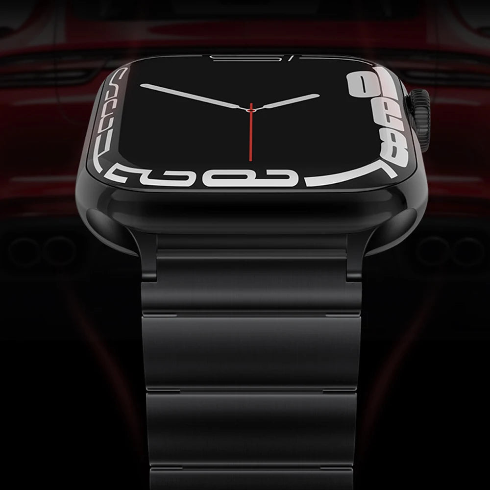 Titanium Link band for Apple Watch Ultra 3 2 49mm 41mm 42mm 44mm 46mm 40mm band for Apple Watch Series 11 10 9 8 7 6 5 4 SE Wristband