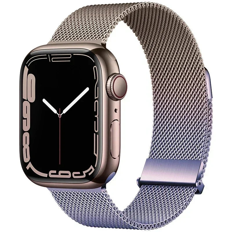 band For Apple Watch band 44mm 40mm 45mm 41mm 49mm 42mm 38mm correa milanese loop band Apple Watch Series 3 6 SE Ultra 2 7 8 9