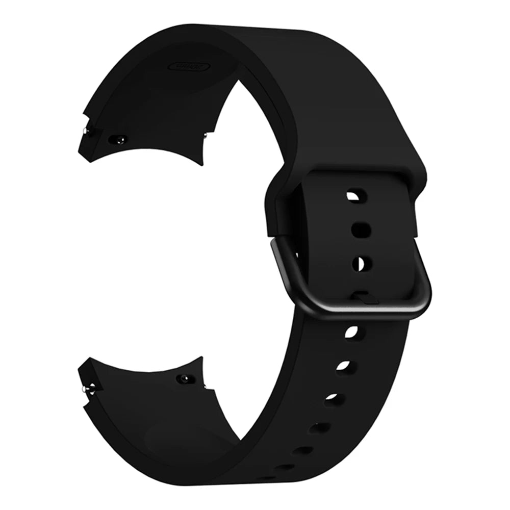 Silicone Strap For Samsung Galaxy Watch 4/4 Classic/5 Pro/6 Classic Replacement Watch Band for Galaxy Watch 7/6/5/4/FE