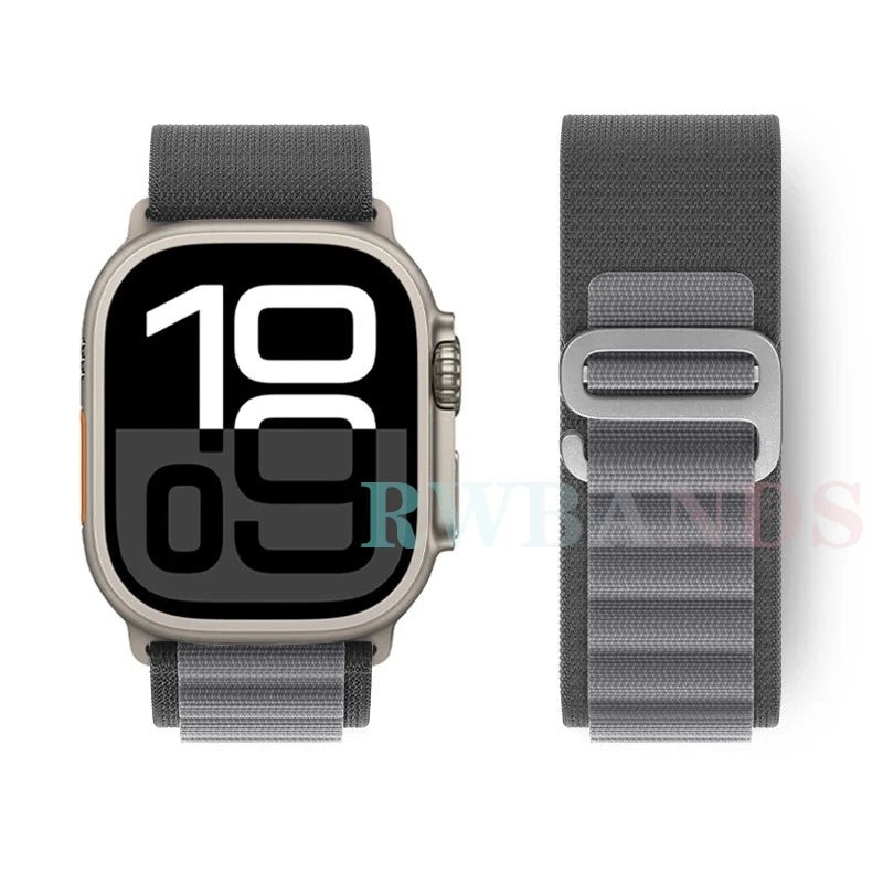 Alpine Loop band for Apple Watch Ultra 3 band 49mm 46mm 45mm 44mm 42mm 41mm 40mm Correa band Apple Watch Series 11 10 SE 9 8 7 6