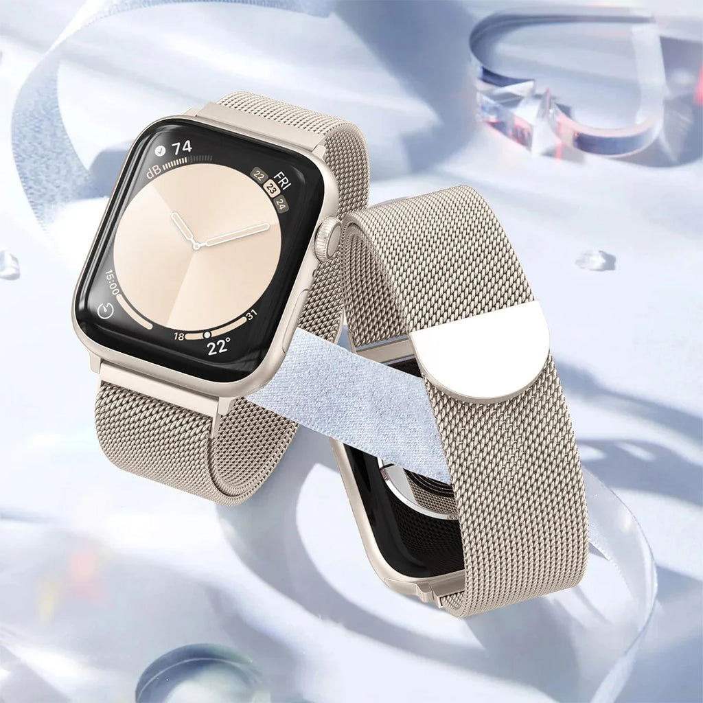 Milanese loop For Apple Watch Series 11 10 8 7 6 5 4 SE 9 Ultra 2 3 49mm band Apple Watch 45mm 44mm 38mm 40mm 41mm 42mm 46mm bands