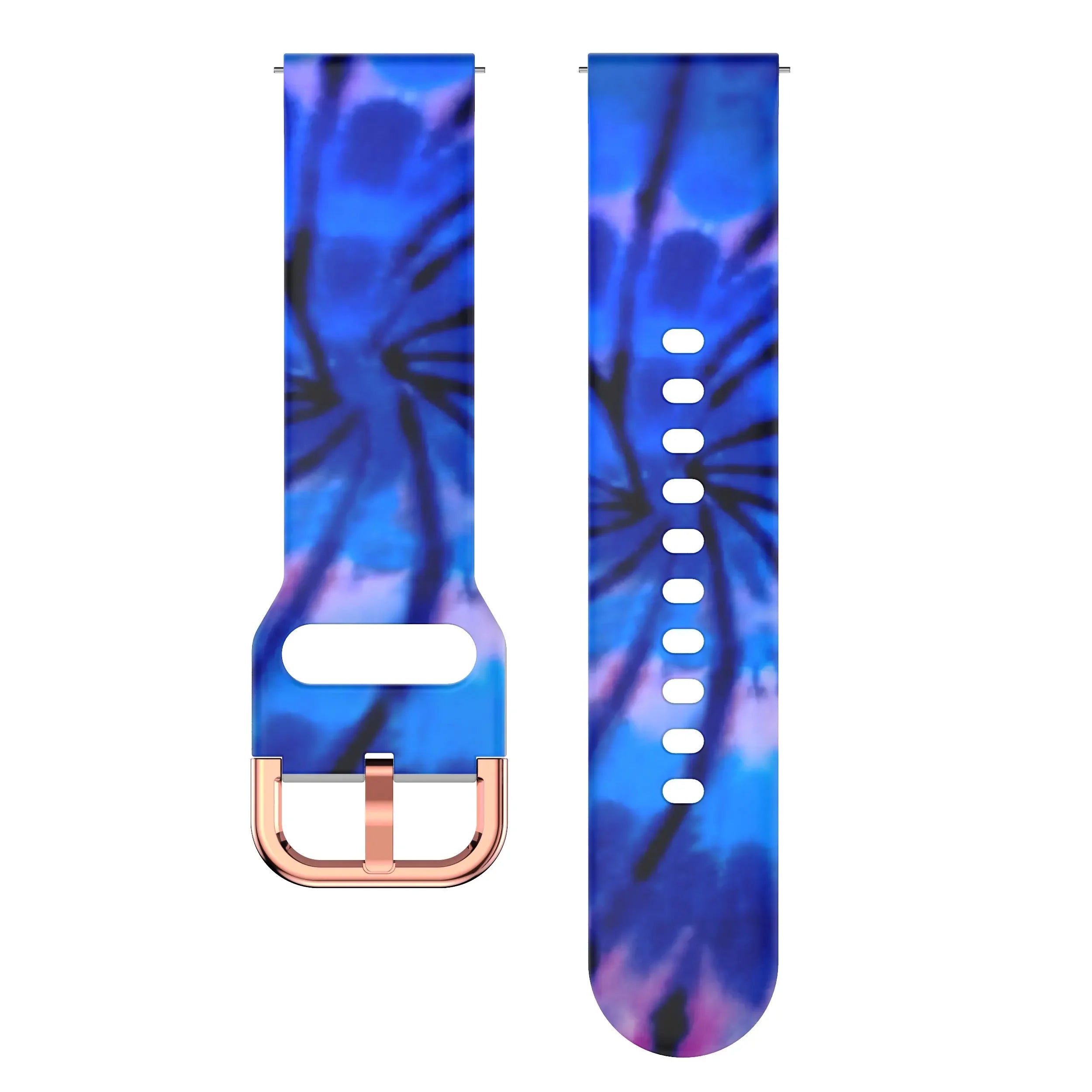 20mm/22mm strap For Samsung Galaxy watch 7/4/6/5 pro/Classic Active Printing Silicone bracelet For Amazfit GTR/GTS 4-2 mini band