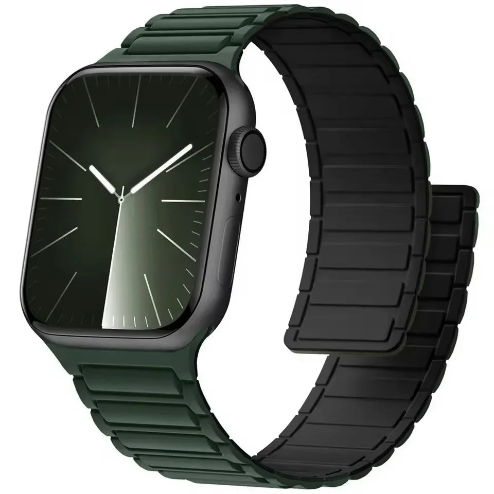 Magnetic band for Apple Watch Ultra 2 49mm band 46mm 45mm 42mm 41mm 44mm Sport Silicone band Apple Watch Series 10 9 8 7 6 SE 5 4