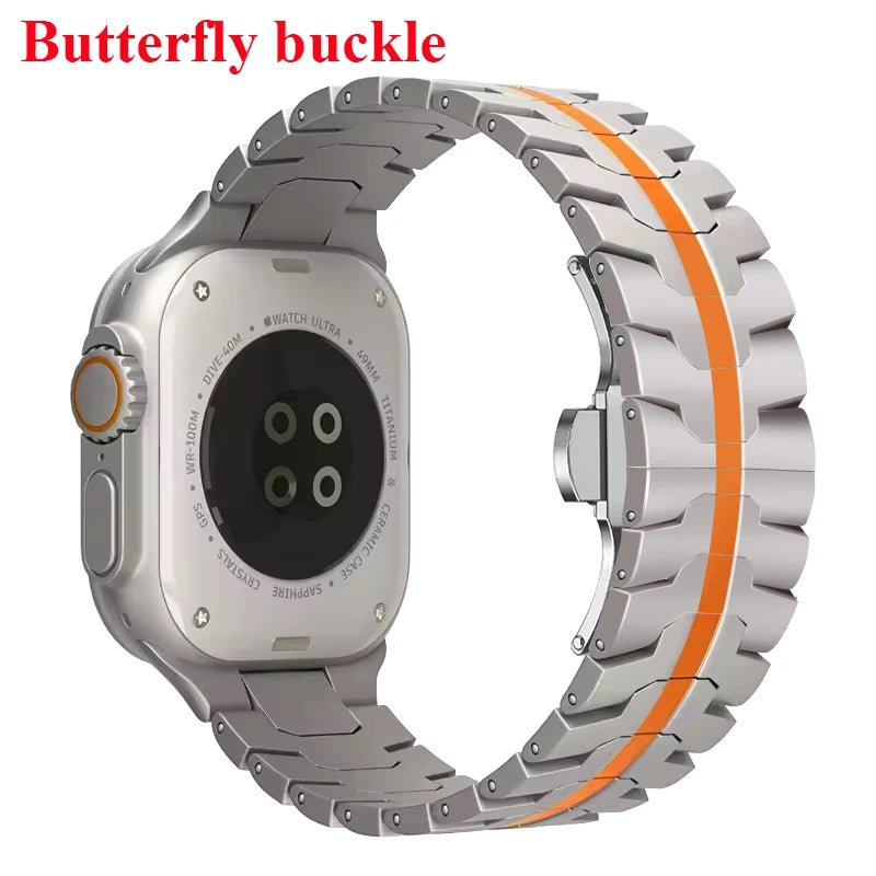 Stainless Steel band For Apple Watch Series 11 10 9 8 SE 3 46mm 45mm 42mm 44mm metal band For Apple Watch Ultra 3 2 1 49mm