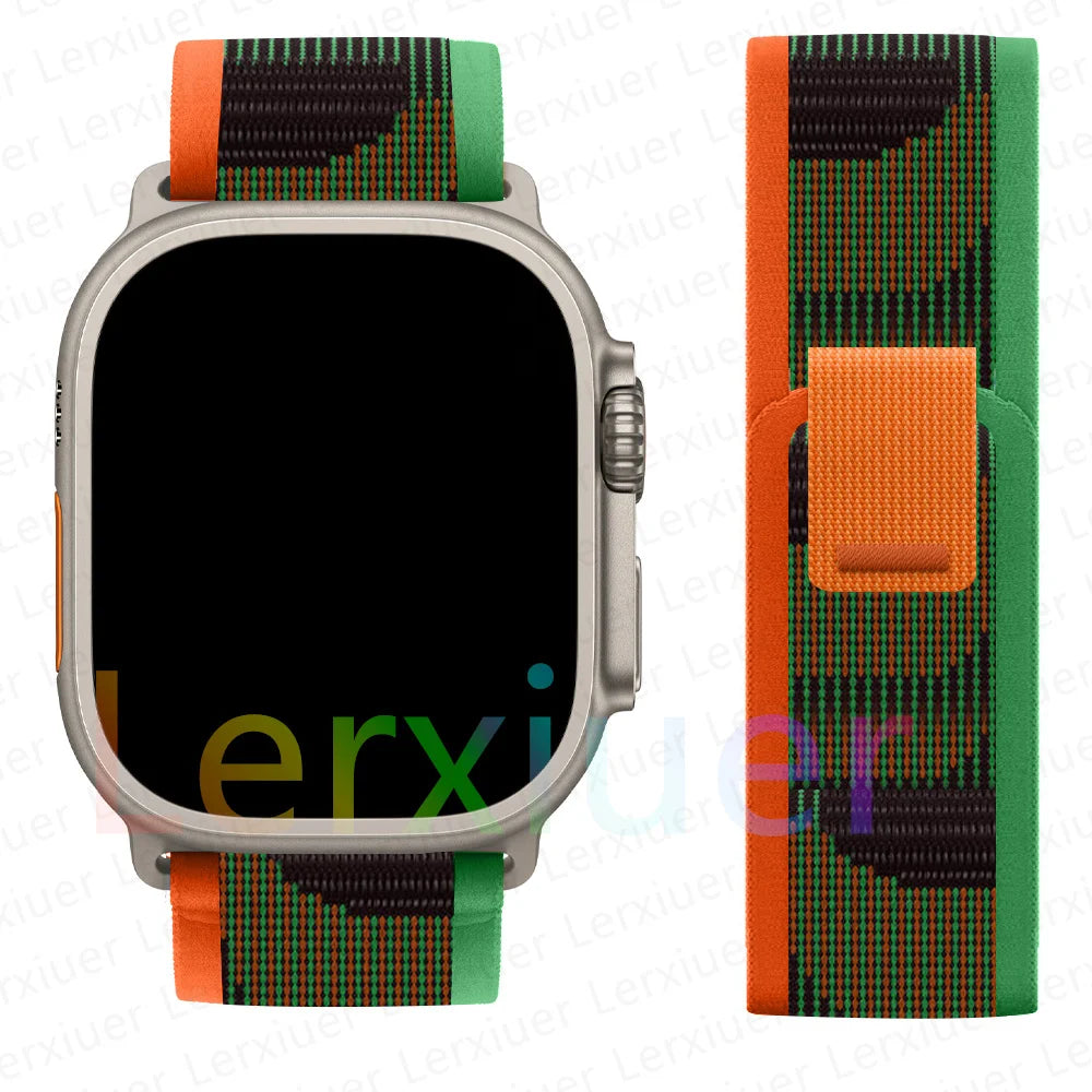 Trail loop band for Apple Watch Ultra 2 band 49mm 44mm 45mm 40mm 41mm 46mm 42mm 45mm 44mm band Apple Watch Series 10 SE 9 8 7 6 5