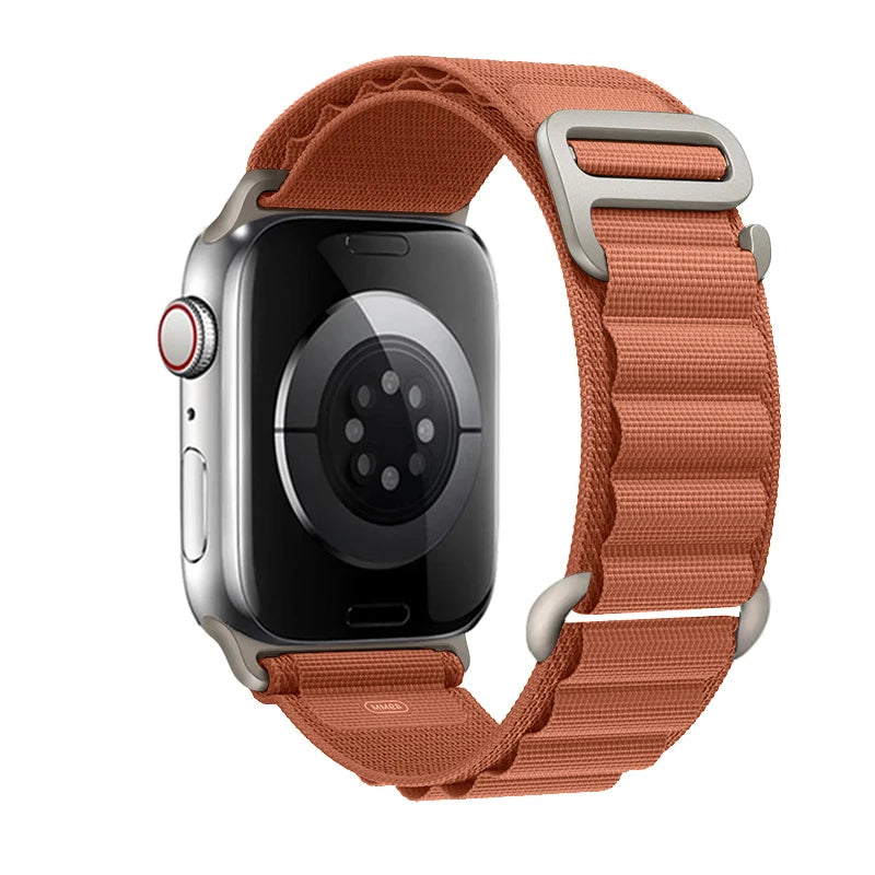 bands for Apple Watch Ultra 3 band 49mm 45mm 46mm 42mm 44mm 41mm 40mm Nylon Alpine band correa Apple Watch Series 11 10 9 8 7 6 SE