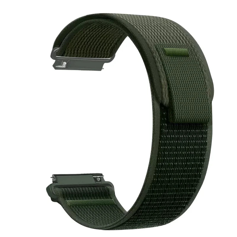 22mm 20mm Nylon Loop Strap for Samsung Galaxy Watch 7 6 5 4 3/Garmin 970 Bracelet Correa Band for Huawei Watch 5 GT5-4 Pro 46mm