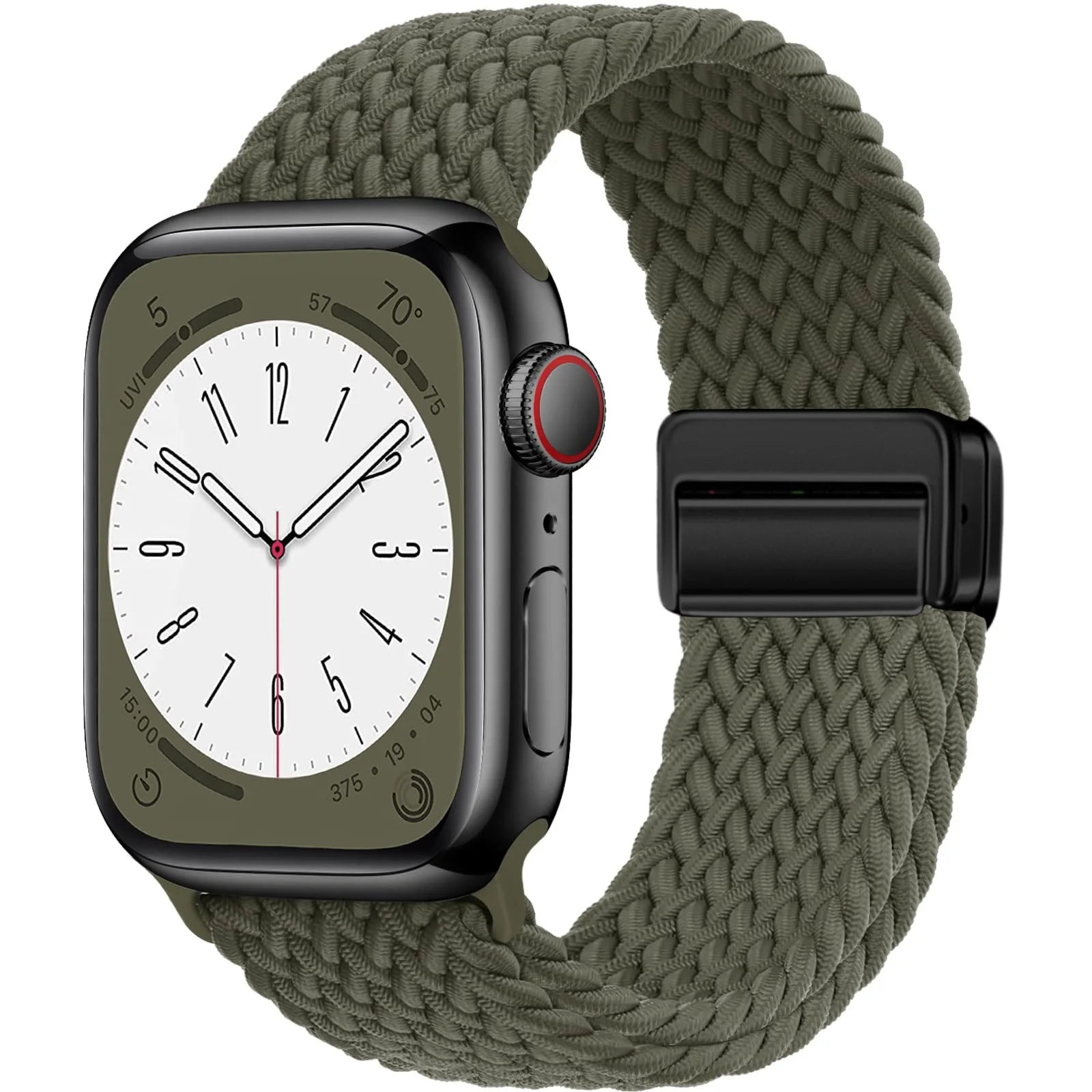 Braided band For Apple Watch band 40mm 45mm 41mm 44mm 49mm 38mm magnetic buckle Nylon band Apple Watch Series SE 7 5 6 8 9 Ultra 2