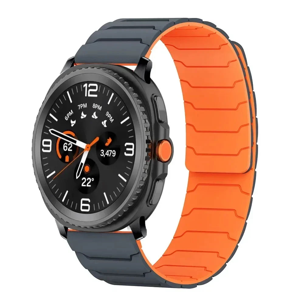 Magnetic Loop Strap for Samsung Galaxy Watch 8/8 Classic Sports Silicone Replacement Bracelet 46mm 40mm 44mm No Gaps WatchBand