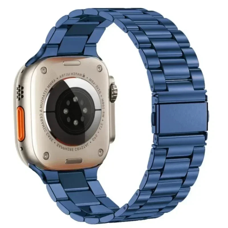 Stainless Steel band for Apple Watch band 44mm 45mm 38mm 42mm 40mm 41mm metal link band Apple Watch Series 9 10 8 7 6 5 4 SE Ultra 49mm m