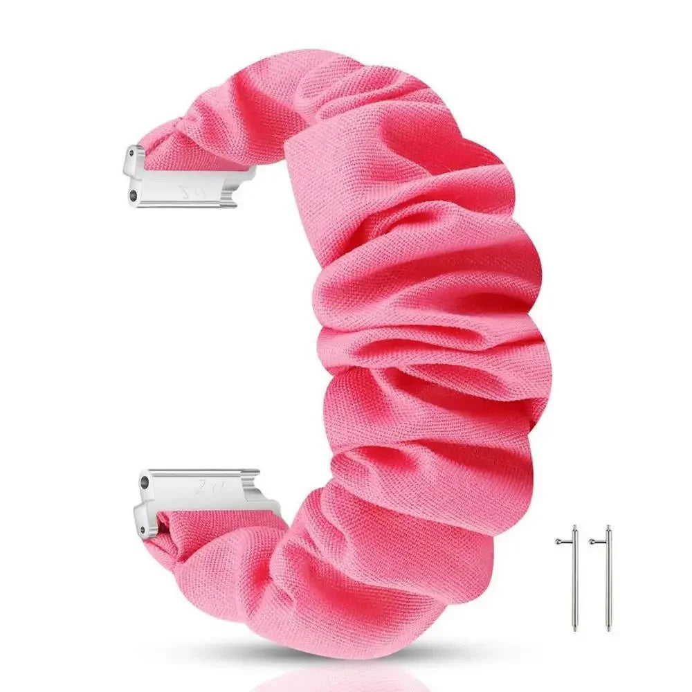 Elastic Nylon Loop Strap For Samsung Galaxy Watch 7 6 5 4 40mm 44mm Band Scrunchies Bracelet for Galaxy Watch 6 4Classic 43/47mm