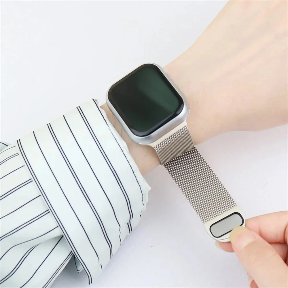 Milanese band For Apple Watch Ultra 2 49mm 46mm 42mm 44mm 40mm 45mm 41mm 38mm band For Apple Watch Series 10 9 3 6 5 SE 7 8 band