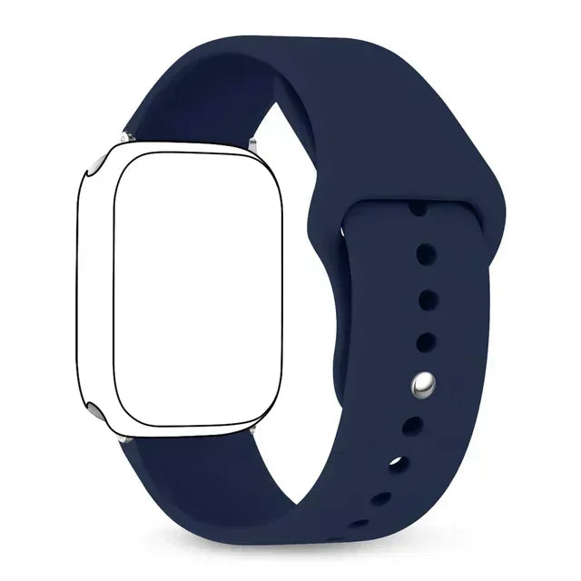 Silicone band For Apple Watch band 46mm 42mm 45mm 44mm 49mm 41mm 40mm 38mm band Apple Watch Series 10 9 8 Ultra 7 SE 3 4 6 Band