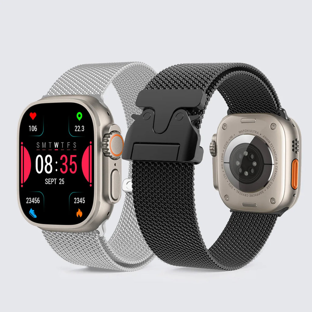 Milanese band for Apple Watch band Ultra 2 49mm 46mm 42mm 44mm 45mm 41mm 40mm Loop band for Apple Watch Series 10 9 7 8 5 6 SE 5